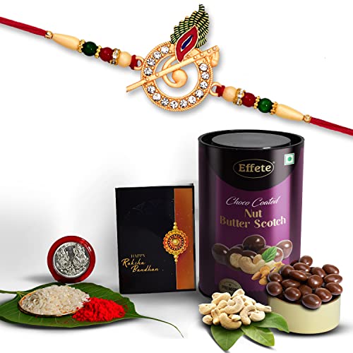 DeoDap Designer Rakhi with Raksha Bandhan Combo For Bhai